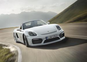 Porsche Boxster Spyder 2015 года
